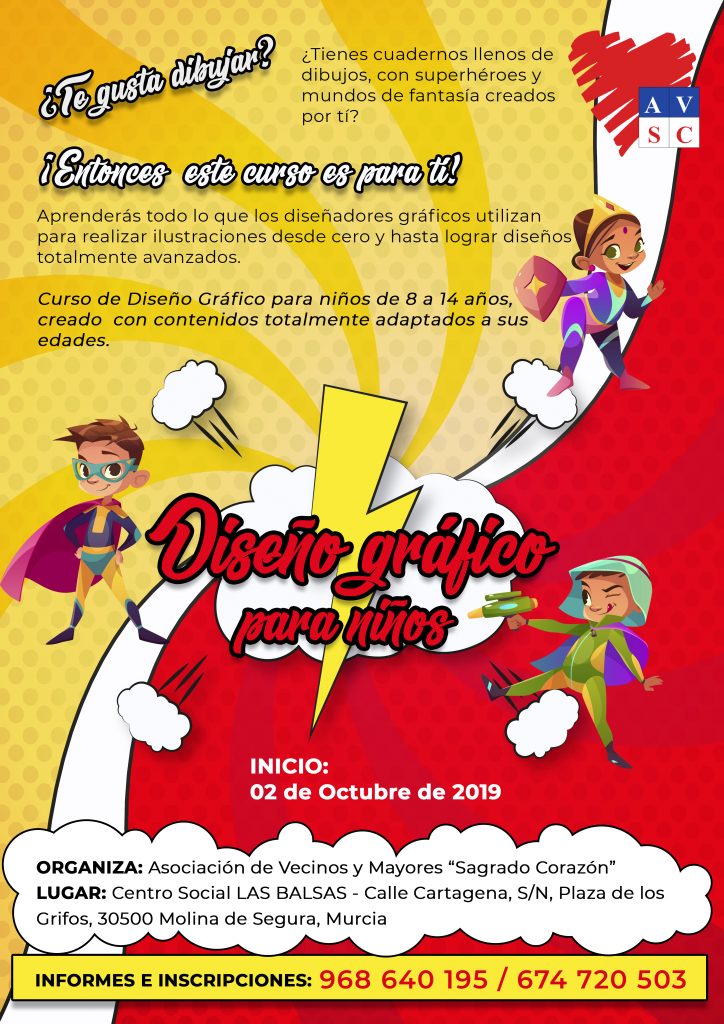 Diseño gráfico por ordenador para niños