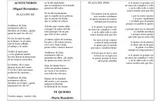 Poemas en Monolitos