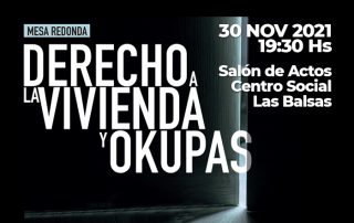 mesa redonda derecho a la vivienda y okupas