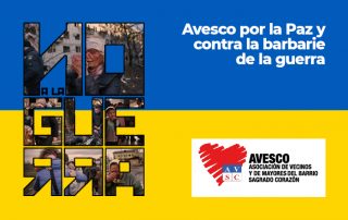 AVESCO por la Paz y contra la barbarie de la guerra