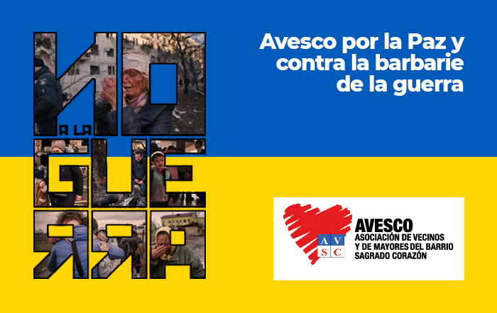 AVESCO por la Paz y contra la barbarie de la guerra