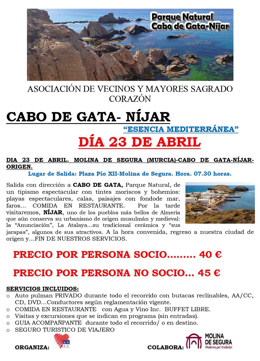 Viaje a Cabo de gata - níjar - avesco