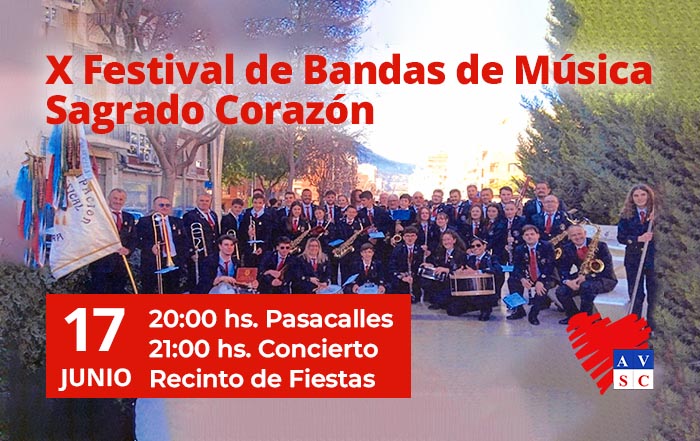 X Festival de bandas de música Sagrado Corazon