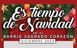 Es tiempo de navidad en el barrio sagrado corazón molina de segura